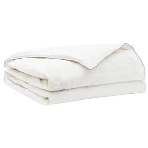vidaXL Bettdecke FULDA 152 x 203 cm Sommer 100 GSM 90% G&auml;nsedaunen