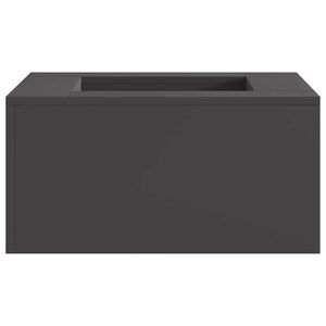 vidaXL Feuerstelle Schwarz 60 x 60 x 30 cm Stahl