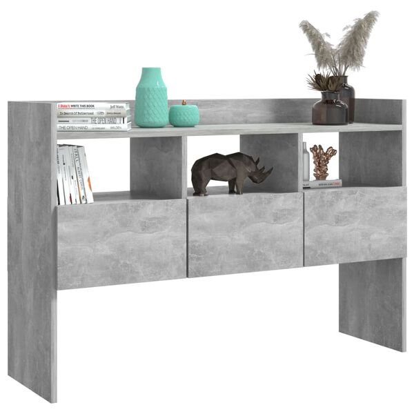 vidaXL Sideboard Betongrau 105x30x70 cm Holzwerkstoff