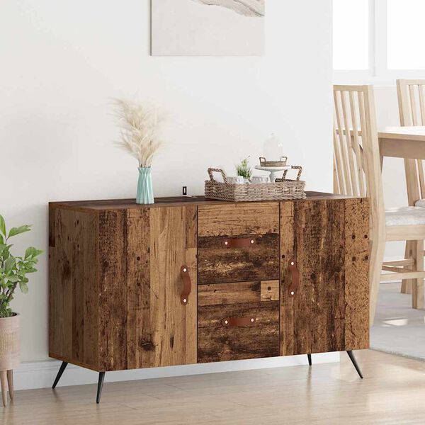 vidaXL Sideboard mit Schubladen Altholz 100 x 36 x 60 cm Holzwerkstoff