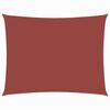 vidaXL Sonnensegel Oxford-Gewebe Rechteckig 3,5x4,5 m Terrakotta-Rot