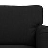 vidaXL Sofa 2 pcs Schwarz 144 x 80 x 85 cm Stoff