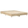 vidaXL Bettrahmen 2 pcs Sonoma 152 x 203 cm Holzwerkstoff