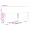 vidaXL Kopfteil Graues Sonoma 200 cm Holzwerkstoff