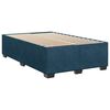 vidaXL Boxspringbett mit Matratze Blau 120x190 cm Samt