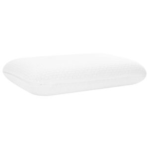 vidaXL Schlafkissen Uni Wei&szlig; 60 x 40 x 13 cm Viscoschaum
