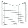vidaXL Gartenzaun Set Konkav 77,5x64 cm Grün