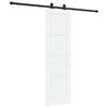 vidaXL Schiebet&uuml;r ORKDAL 61 x 198,5 cm Holzwerkstoff Wei&szlig; und Schwarz