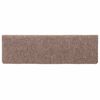vidaXL Stufenmatten Selbstklebend 5 Stk. 65x21x4 cm Creme Rechteckiger Rand