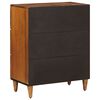 vidaXL Sideboard Walnuss 60 x 33 x 75 cm Massivholz Mango