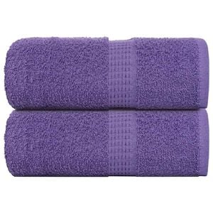 vidaXL Wascht&uuml;cher FROGN 2 Stk. Lila 30x30 cm 360 g/m&sup2;