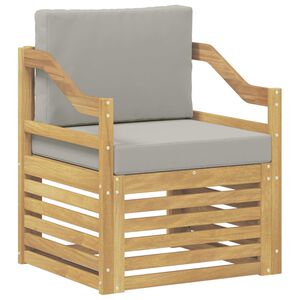 vidaXL Outdoor-Sofagarnitur Polyester Wei&szlig;