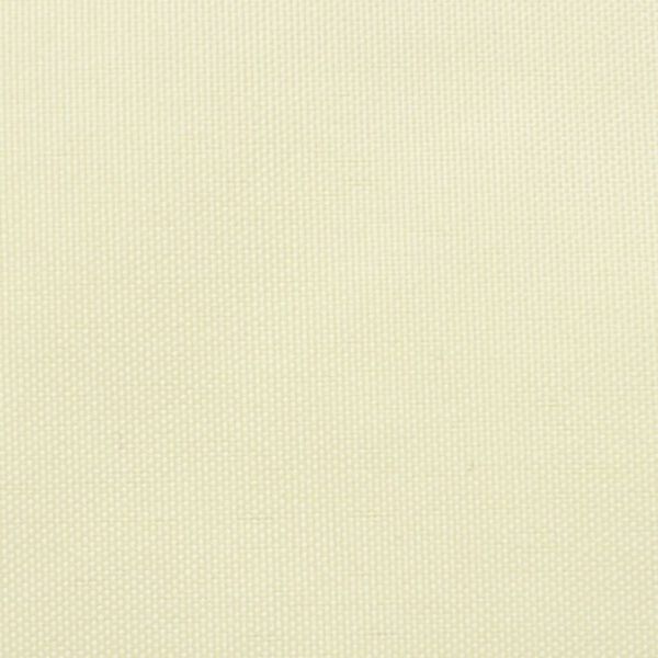 vidaXL Sonnensegel Oxford-Gewebe Trapezförmig 3/5x4 m Cremeweiß