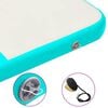 vidaXL Aufblasbare Gymnastikmatte mit Pumpe 200x200x10 cm PVC Gr&uuml;n