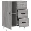 vidaXL Sideboard Grau Sonoma 69,5x34x90 cm Holzwerkstoff