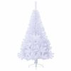 vidaXL K&uuml;nstlicher Weihnachtsbaum Wei&szlig; 150 cm PVC und Stahl