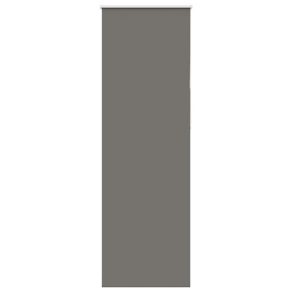 vidaXL Verdunkelungsrollo Grau 75x230 cm Stoffbreite 70,7 cm Polyester