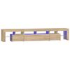 vidaXL TV-Schrank mit LED-Leuchten Sonoma-Eiche 230x36,5x40 cm