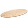 vidaXL Tischplatte 110x55x2,5 cm Massivholz Kiefer Oval