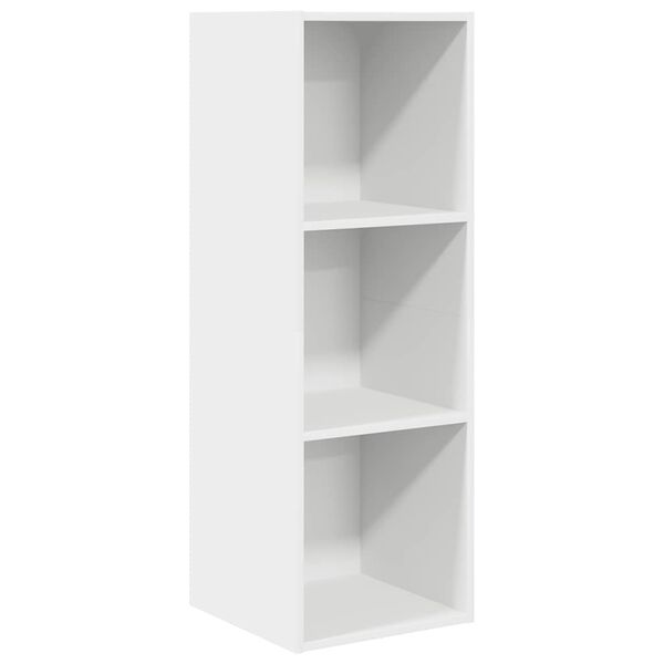 vidaXL TV-Wandschrank Weiß 37x37x107 cm Holzwerkstoff