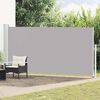 vidaXL Seitenmarkise Ausziehbar 180x500 cm Grau