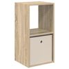 vidaXL Nachttisch Sonoma-Eiche 35 x 32 x 68,5 cm Holzwerkstoff
