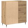 vidaXL Schallplattenschrank mit Regal Artisan-Eiche 85 x 38 x 89 cm