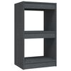 vidaXL B&uuml;cherregal Grau 40x30x71,5 cm Massivholz Kiefer