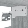 vidaXL Wandschrank Grau Sonoma 34,5x32,5x90 cm Holzwerkstoff