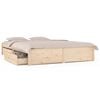 vidaXL Bett mit Schubladen 200x200 cm