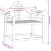 vidaXL Gartenstuhl 88x60x92 cm Massivholz Teak