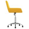 vidaXL B&uuml;rostuhl Drehbar Senfgelb Stoff