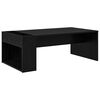 vidaXL Couchtisch Schwarz Eichen-Optik 95 x 50 x 34 cm Holzwerkstoff