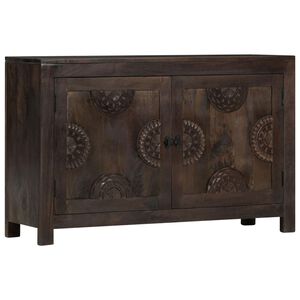 vidaXL Sideboard mit Schnitzereien 110x35x70 cm Massivholz Mango