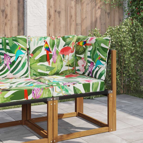 vidaXL Sofakissen f&uuml;r drau&szlig;en 3 pcs Bunt Polyester