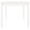 vidaXL Gartentisch Weiß 82,5x82,5x76 cm Massivholz Kiefer