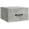 vidaXL Wand-Nachttisch Betongrau 35x35x20 cm