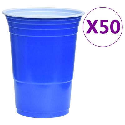 vidaXL Beer-Pong Set 0,5 L Kunststoff