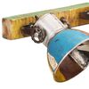 vidaXL Wandleuchte Industrie-Stil Mehrfarbig 90x25 cm E27