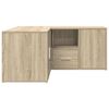 vidaXL Eckregal Sonoma-Eiche 160x40x45 cm Holzwerkstoff