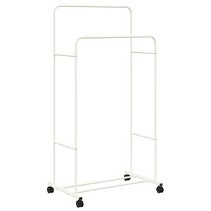 vidaXL Kleiderst&auml;nder Wei&szlig; 80 x 53 x 156 cm