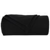 vidaXL Wohndecken 24 pcs Schwarz 200 x 150 cm Fleece