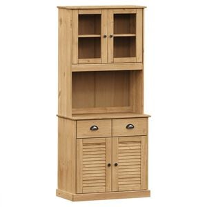 vidaXL Highboard VIGO 78x40x175 cm Massivholz Kiefer