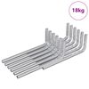 vidaXL Inbusschl&uuml;ssel 4675 pcs Silber 32 x 86 mm Stahl