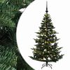 vidaXL K&uuml;nstlicher Weihnachtsbaum mit Weihnachtskugel 120 cm 150 LEDs