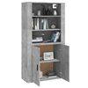 vidaXL Highboard Betongrau Holzwerkstoff
