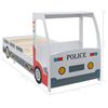 vidaXL Polizeiauto-Kinderbett mit Memory-Schaum-Matratze 90&times;200 cm