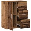 vidaXL Sideboard mit Schubladen Altholz 60 x 31 x 70 cm Holzwerkstoff