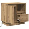vidaXL Nachttisch Artisan-Eiche 50 x 34,5 x 50 cm Holzwerkstoff