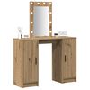 vidaXL Schminktisch mit Speicher Braun 102 x 33 x 135 cm Holzwerkstoff